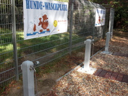 Hunde-Waschplatz